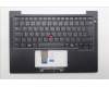 Lenovo 5M11Q54826 C-Cover with keyboard, Czech Slovakian, Black, Backlight, UK
