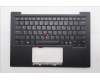 Lenovo 5M11Q55941 C-Cover with keyboard, Greek, Deep Black, FingerPrint Reader, WLAN, US