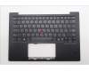 Lenovo 5M11Q55965 C-Cover with keyboard, Arabic, Deep Black, FingerPrint Reader, WLAN, US