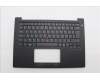 Lenovo 5M11Q60573 C-Cover with keyboard, Belgian, Black, Backlight, UK