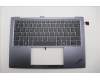Lenovo 5M11R87932 C-Cover with keyboard, Danish, Black/Grey, FingerPrint Reader, WLAN, UK