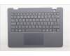 Lenovo 5M11R91319 C-Cover with keyboard, Portuguese, Luna Grey, Backlight, No World Face Camera, UK