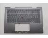 Lenovo 5M11R91529 C-Cover with keyboard, Slovenian, Grey, Backlight, FingerPrint Reader, WWAN, UK
