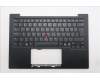 Lenovo 5M11S09546 C-Cover with keyboard, Estonian, Black, Backlight, UK