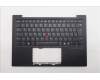 Lenovo 5M11S09551 C-Cover with keyboard, French, Black, Backlight, US