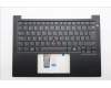 Lenovo 5M11S10004 C-Cover with keyboard, Portuguese, Black, Backlight, UK