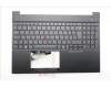Lenovo 5M11S10112 C-Cover with keyboard, Italian, Black, UK