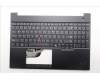 Lenovo 5M11S10346 C-Cover with keyboard, Arabic, Black, Backlight, US