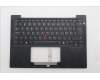 Lenovo 5M11S15693 C-Cover with keyboard, Danish, Black, Backlight, WWAN, UK