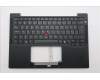 Lenovo 5M11S15699 C-Cover with keyboard, Estonian, Black, Backlight, WWAN, UK