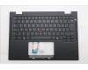 Lenovo 5M11S15931 C-Cover with keyboard, Italian, Black, Backlight, UK