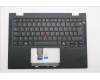 Lenovo 5M11S16033 C-Cover with keyboard, Danish, Black, Backlight, WWAN, UK