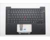Lenovo 5M11S16309 C-Cover with keyboard, Belgian, Black, Backlight, WWAN, UK