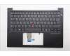 Lenovo 5M11S26768 C-Cover with keyboard, Italian, Black, UK