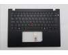 Lenovo 5M11S33685 C-Cover with keyboard, Bulgarian, Black, Backlight, Heat Staking, UK