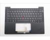 Lenovo 5M11S38055 C-Cover with keyboard, Russian, Black, Backlight, US