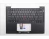 Lenovo 5M11S37651 C-Cover with keyboard, Korean, Black, Backlight, WWAN, US