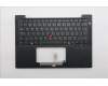 Lenovo 5M11S38106 C-Cover with keyboard, Czech Slovakian, Black, Backlight, WWAN, UK