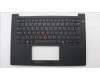 Lenovo 5M11T54231 C-Cover with keyboard, Czech Slovakian, Black, Backlight, UK
