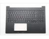 Lenovo 5M11T55317 C-Cover with keyboard, Spanish, Black, Backlight, Number Pad, UK