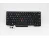 Lenovo 5N20V43893 Keyboard Internal, US English Euro, Non-Backlight, Black, US