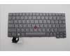 Lenovo 5N21D68321 Keyboard Internal, Hebrew, BackLight, Grey, US