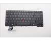 Lenovo 5N21M38530 Keyboard Internal, Brazil Portuguese, Black, Backlight, UK