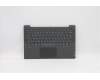 Lenovo Gehäuseoberseite C81YM, Kunststoff Schwarz, mit Fingerabdruckleser, Tastatur ohne Hintergrundbeleuchtung, Deutsch Layout für Lenovo IdeaPad 5-14ITL05 (82FE)