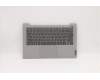 Lenovo Gehäuseoberseite C81YM, Kunststoff, Silber, mit Fingerabdruckleser, Tastatur beleuchtet (ARE-Layout) für Lenovo IdeaPad 5-14ITL05 (82FE)