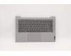 5CB1A13771 Lenovo Geh&auml;useoberseite C81YM, Kunststoff, Silber, ohne Fingerabdruckleser, Tastatur nicht beleuchtet (SW-Layout)