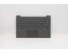 Lenovo Gehäuseoberseite C81YM, Kunststoff, Schwarz, mit Fingerabdrucksensor, Tastatur mit Hintergrundbeleuchtung, Ungarisch für Lenovo IdeaPad 5-14ITL05 (82FE)