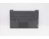 Lenovo Gehäuseoberseite C81YM Kunststoff Schwarz mit Fingerabdrucksensor, Hintergrundbeleuchtete Tastatur, Traditionell Chinesisch für Lenovo IdeaPad 5-14ITL05 (82FE)