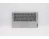 5CB1A14091 Lenovo Geh&auml;useoberseite C81YM Aluminium Silber mit Fingerabdrucksensor, Hintergrundbeleuchtete Tastatur, Russisch