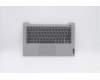 5CB1A14124 Lenovo Geh&auml;useoberseite C81YM Plastik Silber mit Fingerabdrucksensor mit Tastaturbeleuchtung Lateinamerikanisch-Spanisch