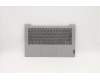Lenovo Gehäuseoberseite C81YM Plastik Silber ohne Fingerabdrucksensor mit Tastaturbeleuchtung Deutsch für Lenovo IdeaPad 5-14ITL05 (82FE)