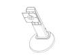 13010-00820100 Asus LMT VB178TL BASE ASSY