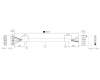 14G143085010 Asus W.H CABLE HSG 2.54 TO 1.25 5P