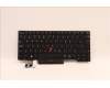 Lenovo Notebook Tastatur CMFL-CS20, Schwarz-Blau, mit Hintergrundbeleuchtung, Französisch-Englisch für Lenovo ThinkPad T14 Gen 1 (20UD/20UE)
