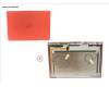 Fujitsu CP792166-XX LCD BACK COVER RED TOUCH W/CAM