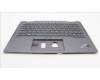 Lenovo 5M11H62424 C-Cover with keyboard,Greek,Grey,Backlight,Fingerprint,WWAN