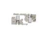 00UP063 Original Lenovo Display-Scharniere rechts und links (silber)