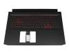 01704F7BK201 Original Acer Tastatur inkl. Topcase CH (schweiz) schwarz/rot/schwarz mit Backlight GTX1650