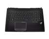 04A1-00B90000 Original Asus Tastatur inkl. Topcase DE (deutsch) schwarz/schwarz mit Backlight