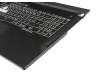 0KN1-912GE11 Original Pega Tastatur inkl. Topcase DE (deutsch) schwarz/schwarz mit Backlight - ohne Keystone-Schacht -
