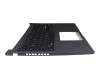0KN1-ED5GE12 Original Pega Tastatur inkl. Topcase DE (deutsch) schwarz/blau