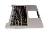 0KNB0-2601GE00 Original Wistron Tastatur inkl. Topcase DE (deutsch) schwarz/silber mit Backlight