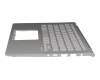 0KNB0-260AGE00 Original Asus Tastatur inkl. Topcase DE (deutsch) silber/silber mit Backlight