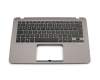 0KNB0-2625GE0016 Original Wistron Tastatur inkl. Topcase DE (deutsch) schwarz/grau mit Backlight