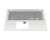 0KNB0-5116GE00 Original Asus Tastatur inkl. Topcase DE (deutsch) grau/silber