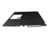 0KNR0-291DGE00 Original Asus Tastatur inkl. Topcase DE (deutsch) schwarz/schwarz mit Backlight ONE ZONE RGB